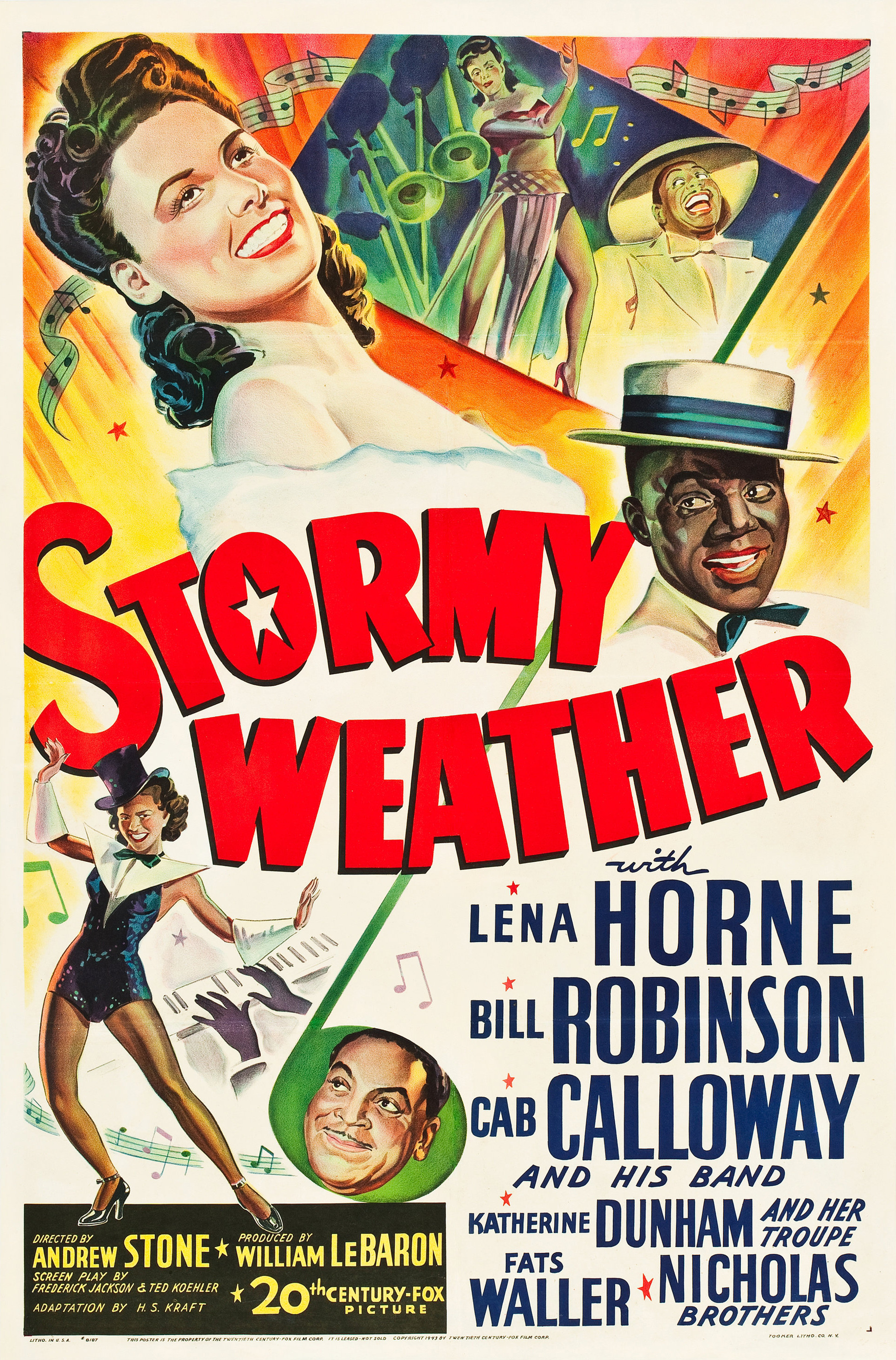 movie poster for Stormy Weather (1943)