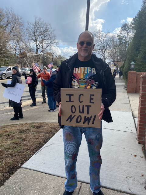 me(John Holland) at an anti-ICE rally Jan. 11, 2026